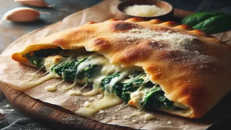 Calzone de Ricotta y Espinacas